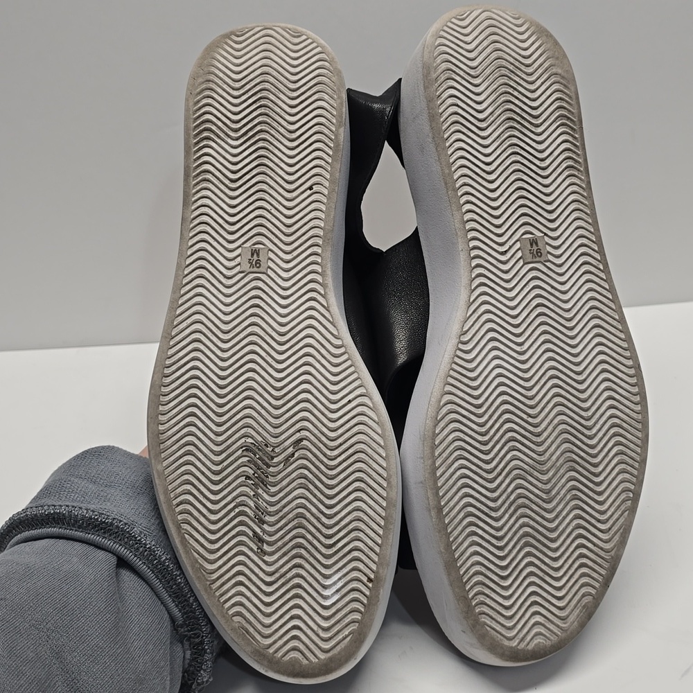 {Vaneli} Clead Strap Slingback Sandal Flatform Platform Open Toe Black - Picture 15 of 16